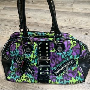 Betsey Johnson Betseyville Handbag Tote Purse EUC